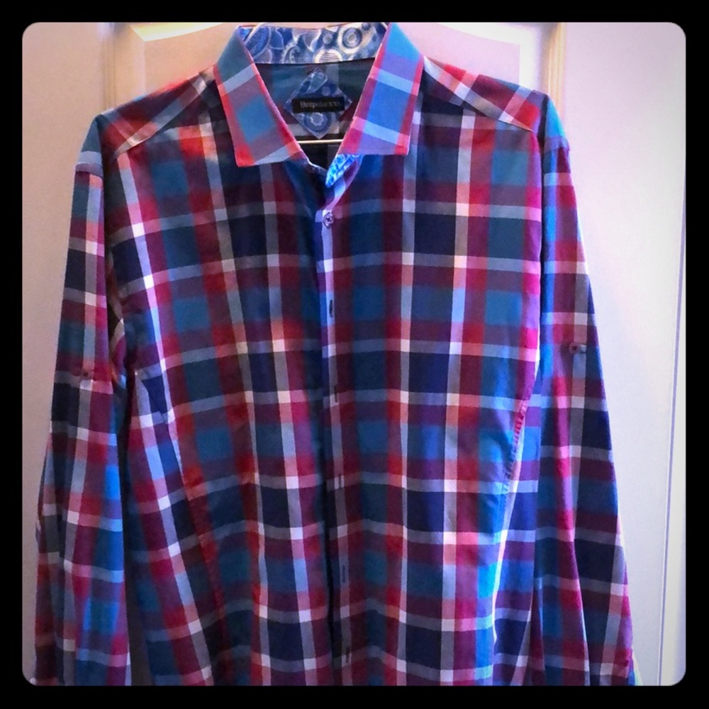 Bespoke XXL mens button down fits like a large